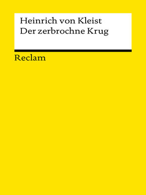 cover image of Der zerbrochne Krug